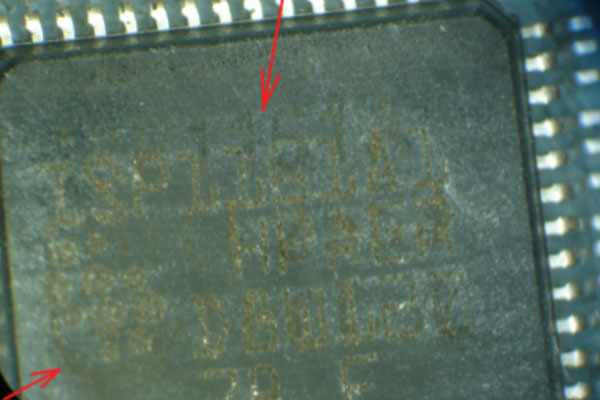 Figure 5.  Original Component Markings